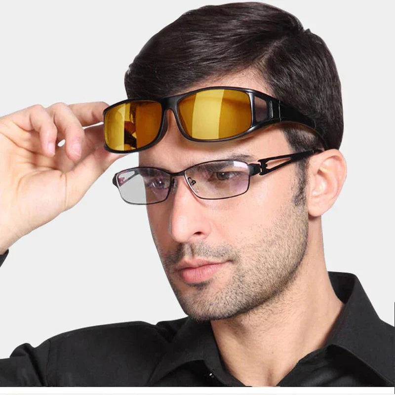 Night Driving Glasses with Orange Tints for Glare Reduction
