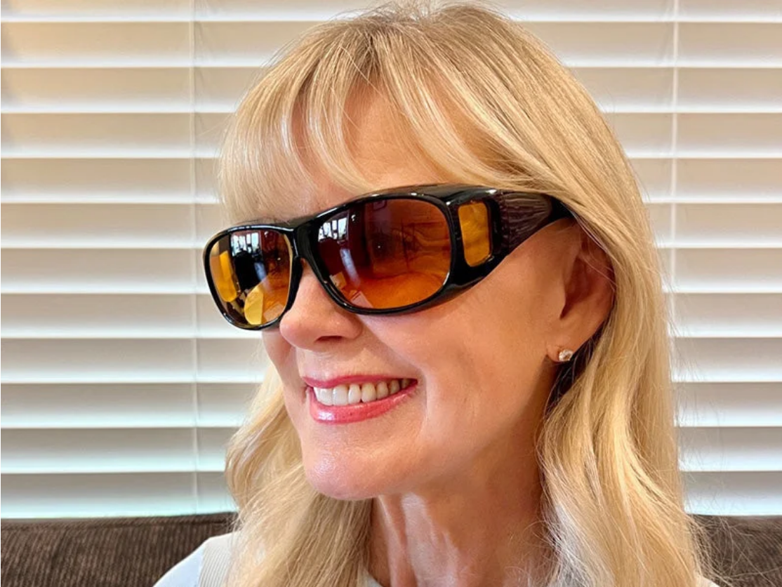 Night Driving Glasses with Orange Tints for Glare Reduction