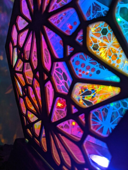 Starry Sky LED Table Lamp - Bohemian Style with Customizable Colors