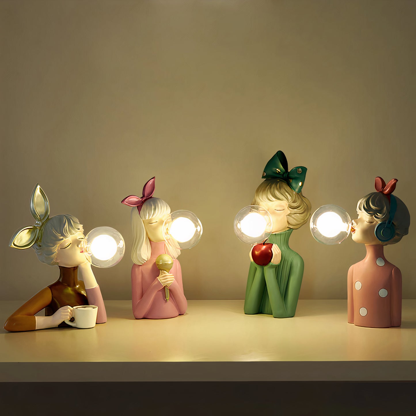 USB-Powered Elegant Table Lamp with Soft Lighting