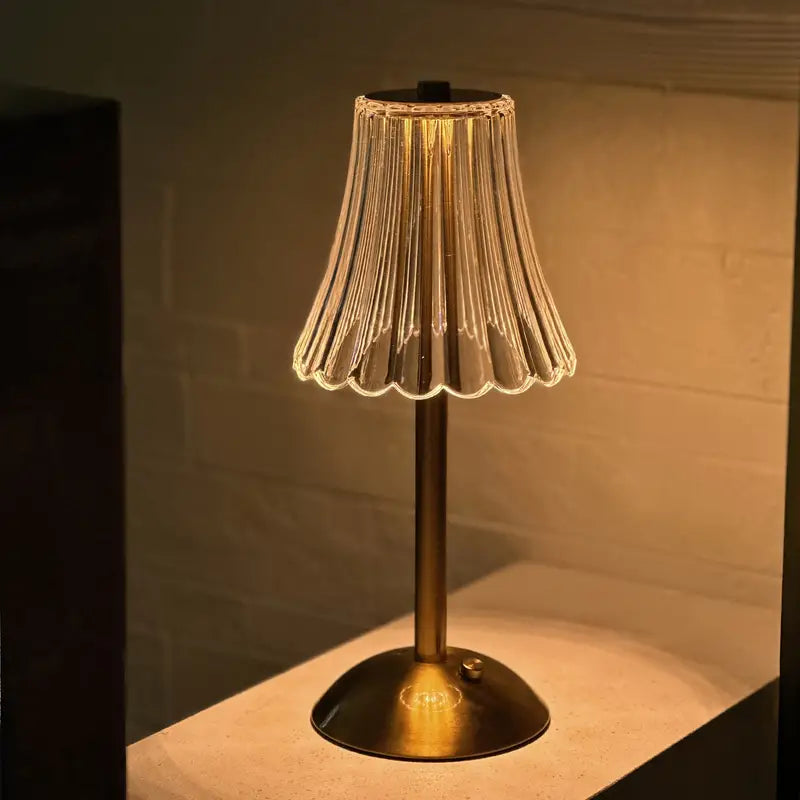 Adjustable Touch Control Table Lamp with Dimmable Brightness
