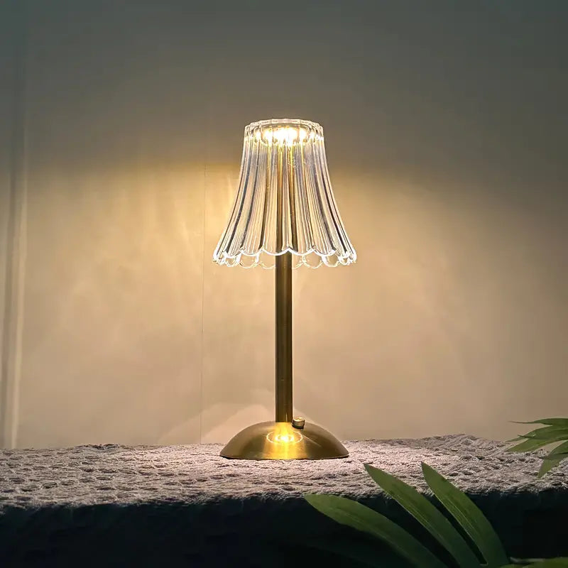 Adjustable Touch Control Table Lamp with Dimmable Brightness
