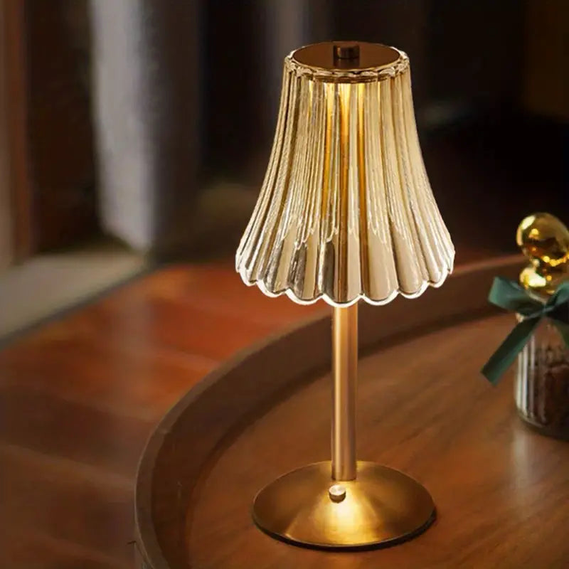 Adjustable Touch Control Table Lamp with Dimmable Brightness