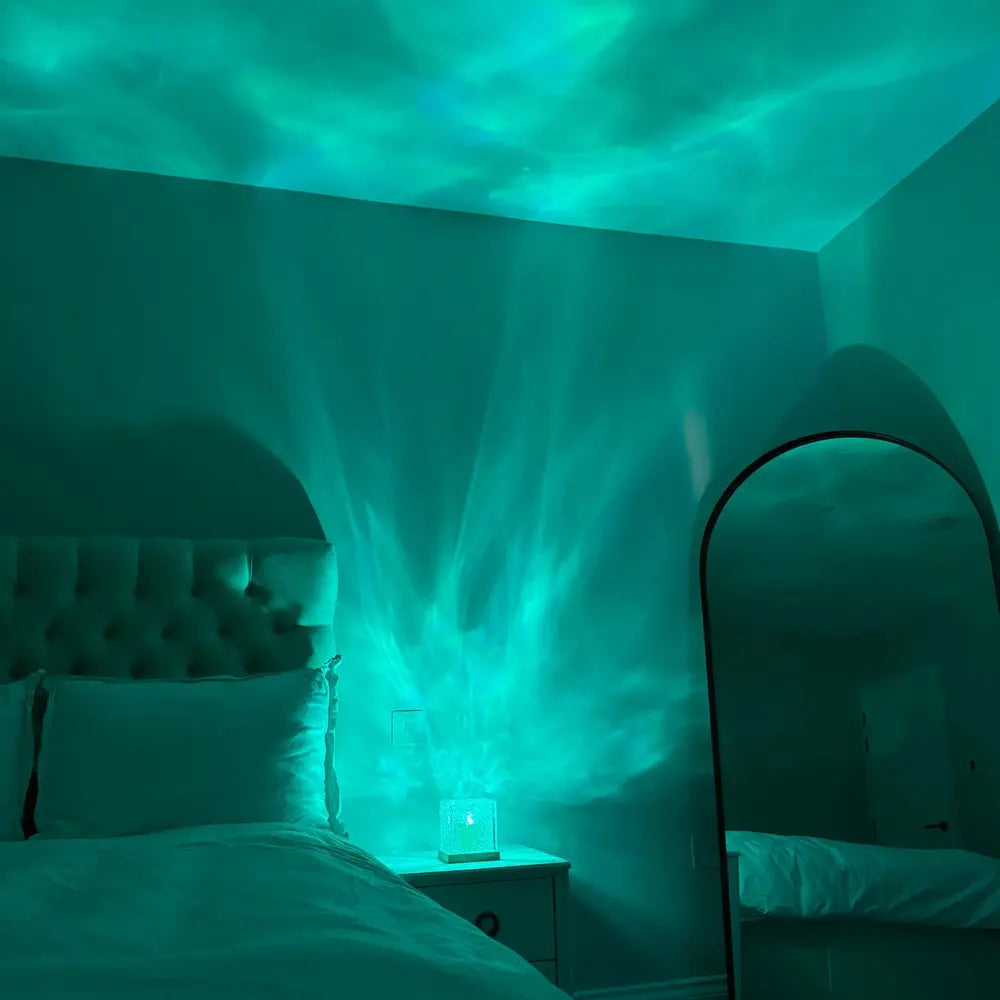 Colour-Changing LED Cube Mood Light with Remote Control