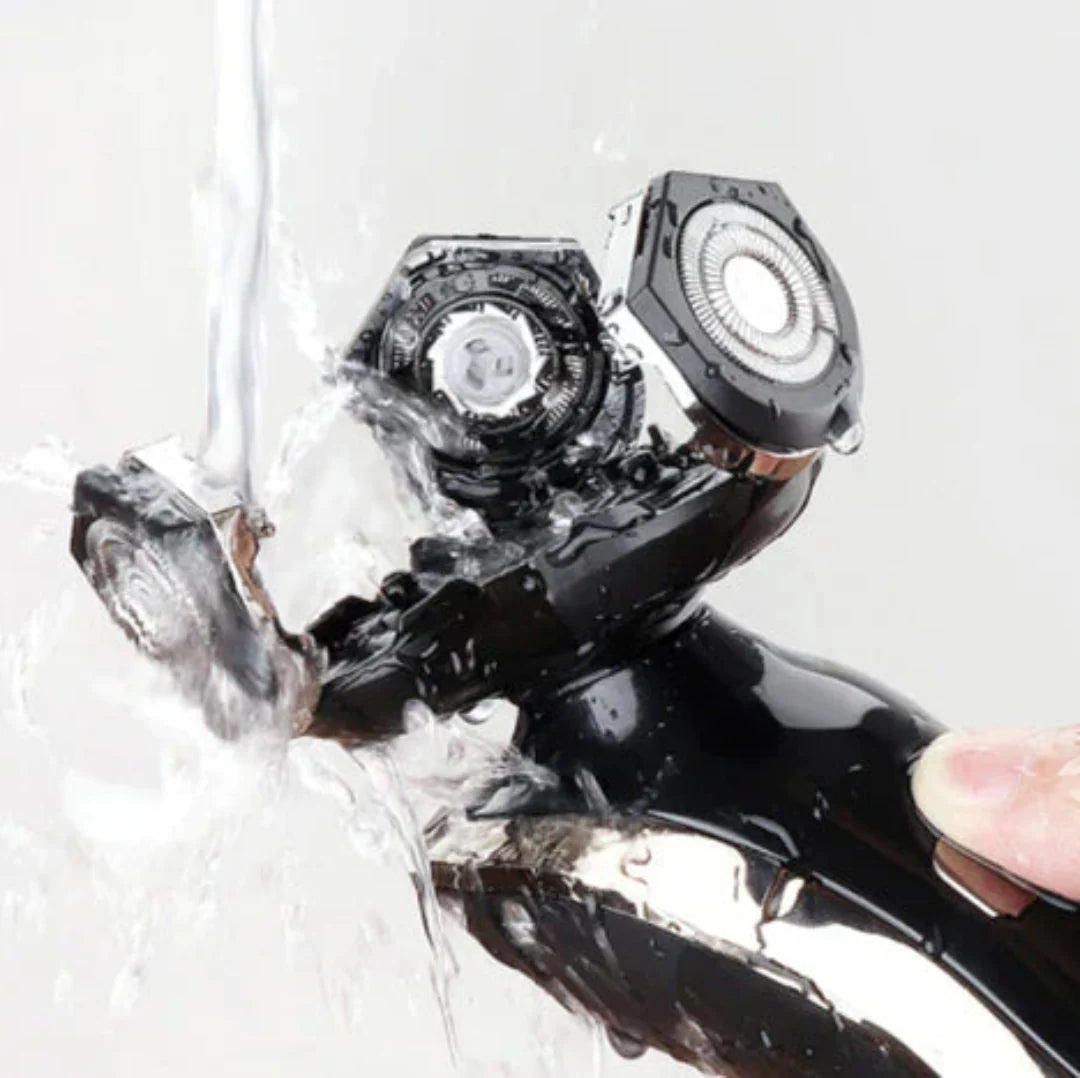 Electric Shaver for Wet and Dry Use with Long Battery Life
