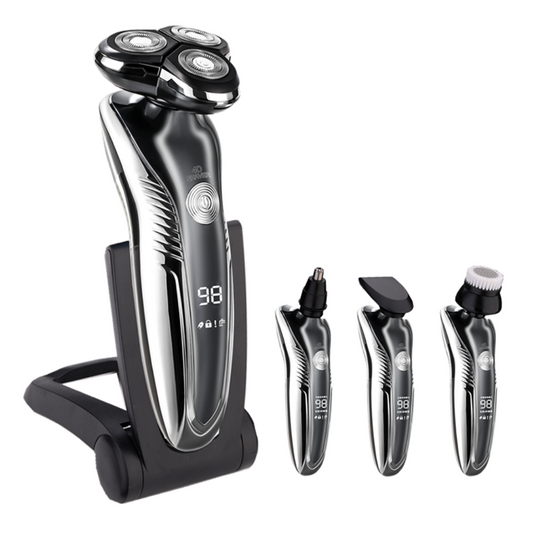 Electric Shaver for Wet and Dry Use with Long Battery Life