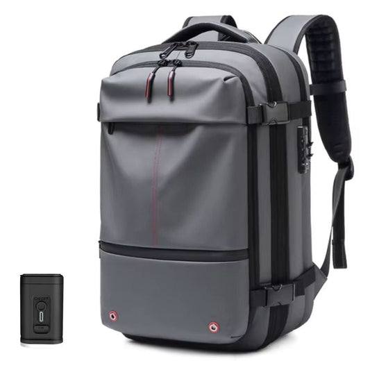 Travel Backpack with Theft Protection and Compression System