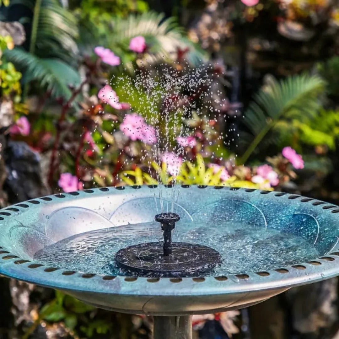 Solar-Powered Modern Floating Fountain with Multiple Spray Patterns