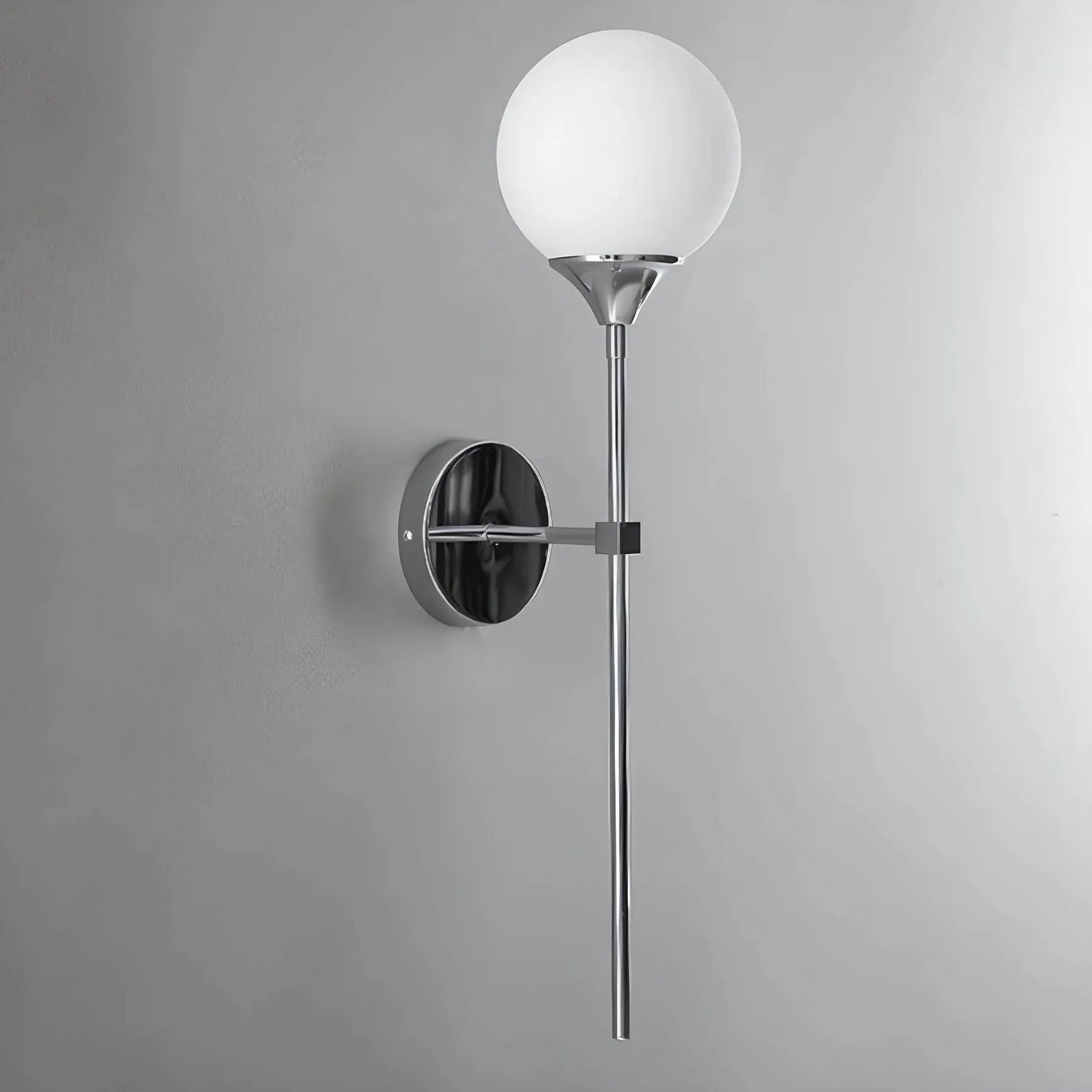 Scandinavian Glass Wall Sconce - Modern LED Light