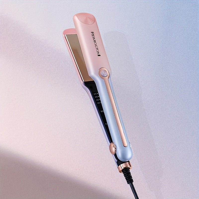 Ceramic Flat and Curling Iron for Shiny Hair