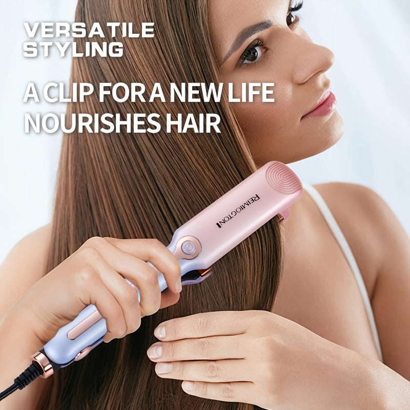 Ceramic Flat and Curling Iron for Shiny Hair