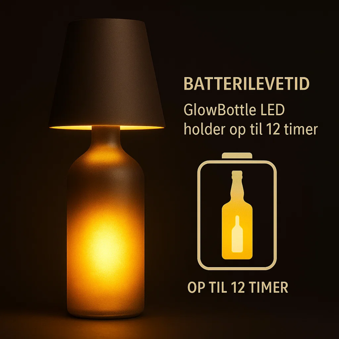 Sustainable LED Bottle Lamp for Stylish Home Lighting