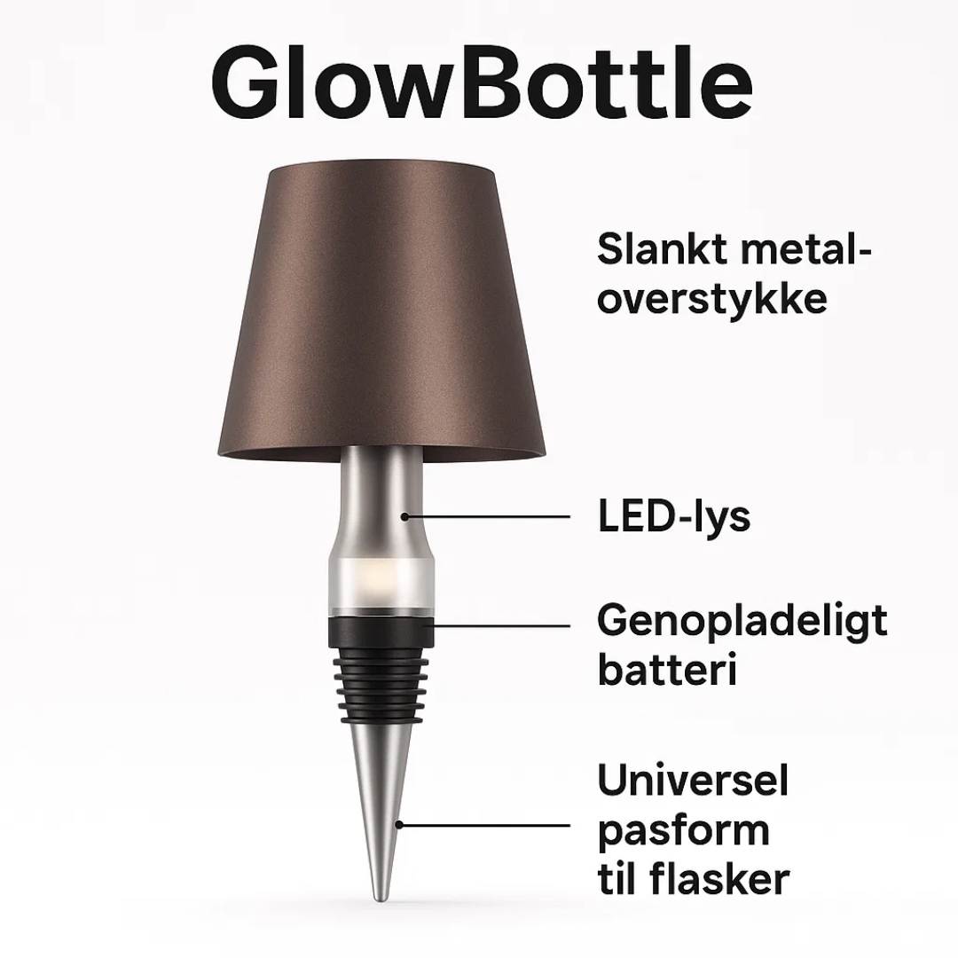 Sustainable LED Bottle Lamp for Stylish Home Lighting