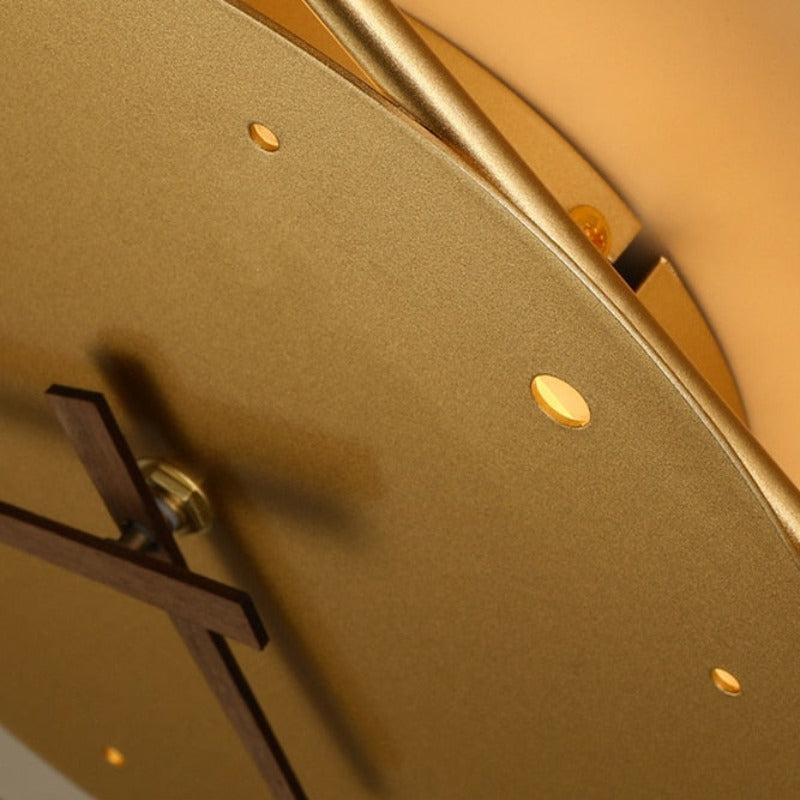 Modern Wall Lamp with Clock and LED Light