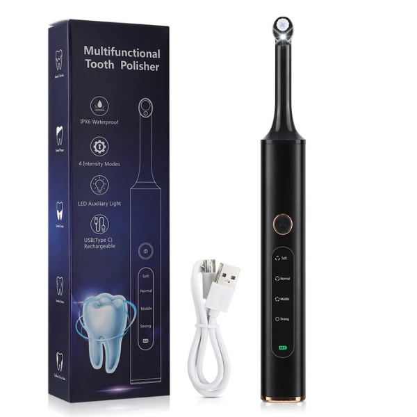 Cordless All-in-One Tooth Cleaner with Polishing and Whitening Effect