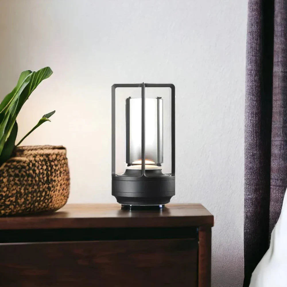 Adjustable LED Table Lamp with Touch Control and Rechargeable Battery