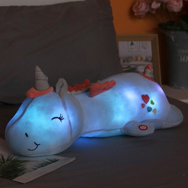Light-Up Rainbow Unicorn Plush Toy
