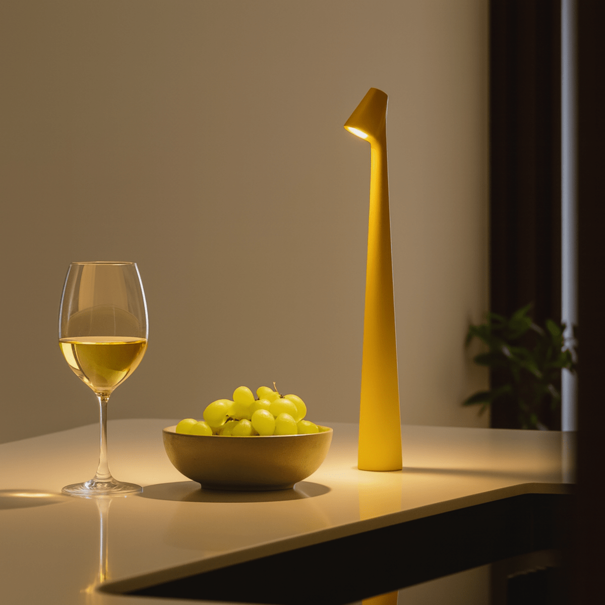 Wireless Dimmable Table Lamp with Slim Modern Design
