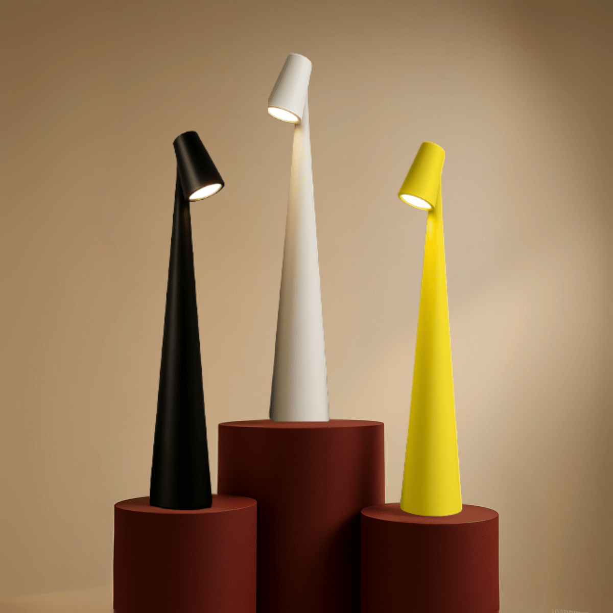 Wireless Dimmable Table Lamp with Slim Modern Design