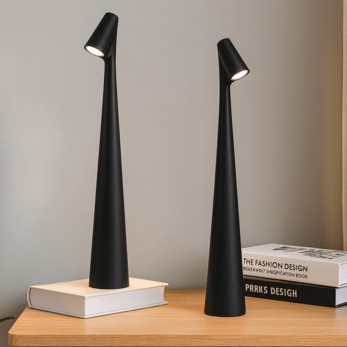 Wireless Dimmable Table Lamp with Slim Modern Design