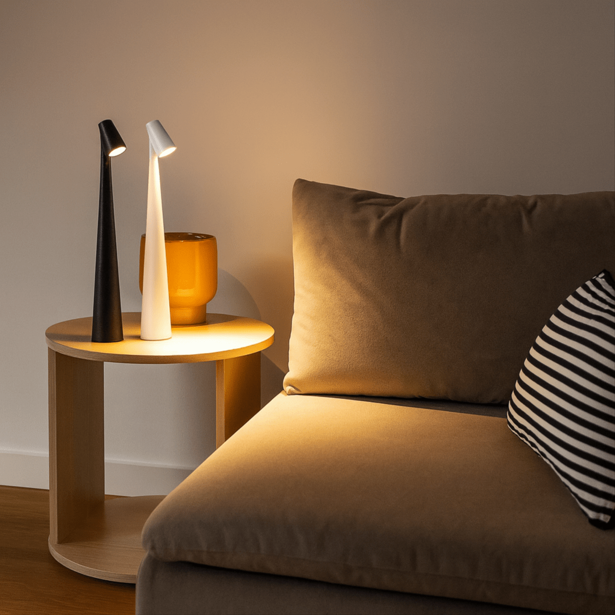 Wireless Dimmable Table Lamp with Slim Modern Design