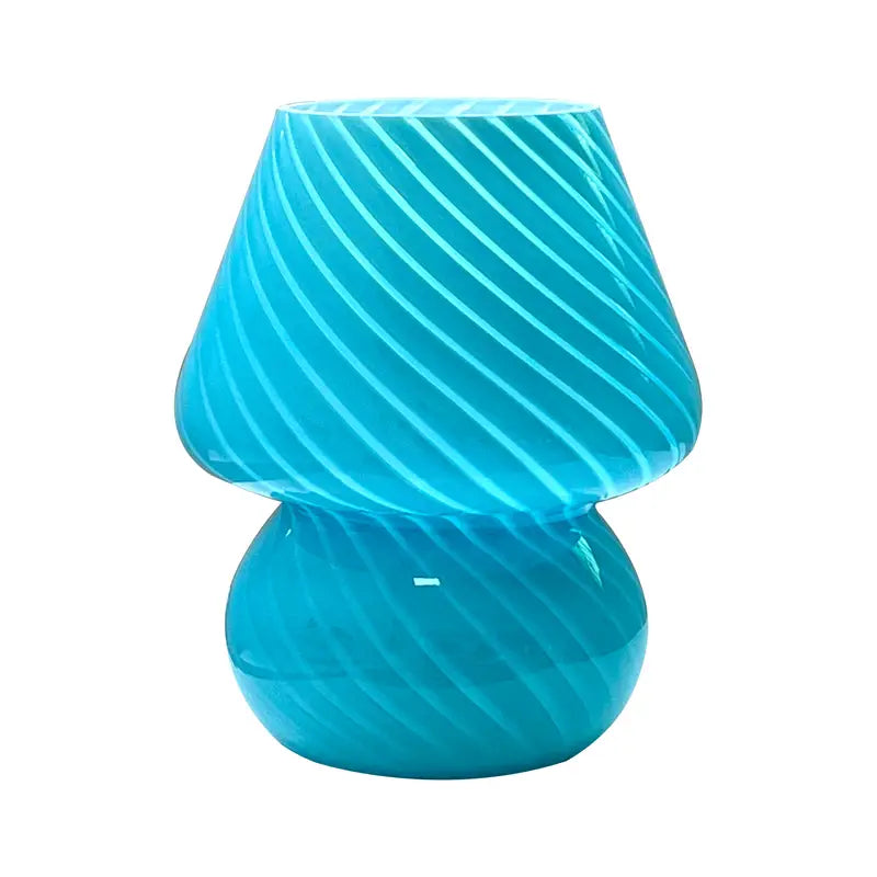 Vintage Murano Glass Mushroom Lamp
