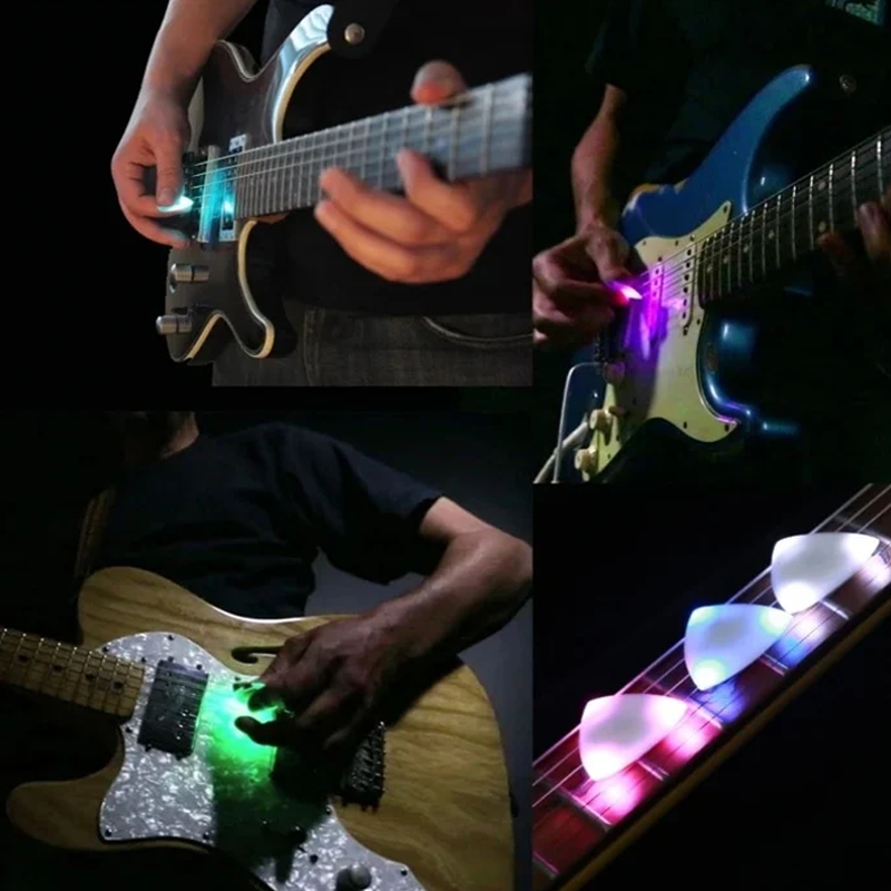 Light-Up Guitar Pick for Enhanced Performance and Timing