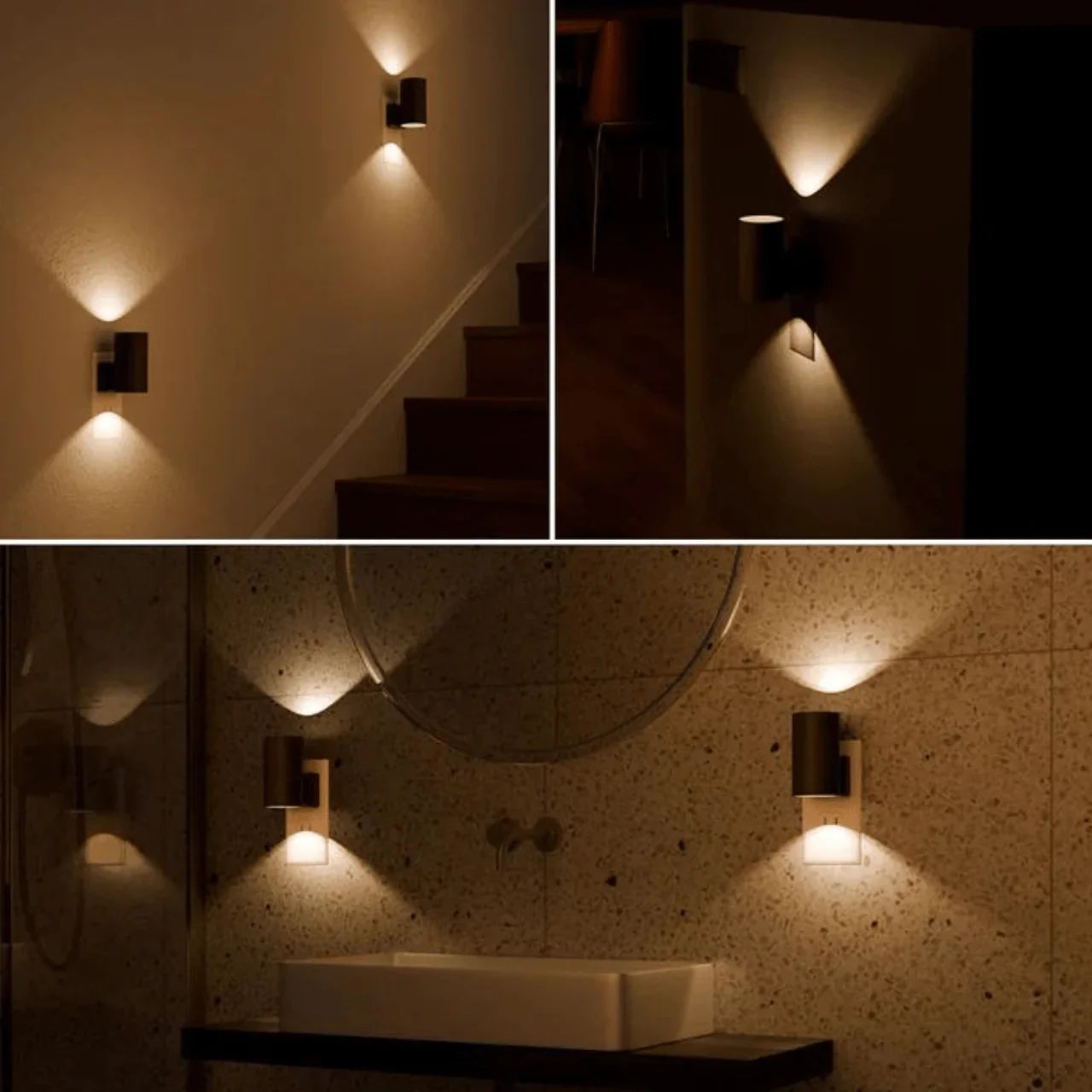 Adjustable Warm White Night Light Wall Lamp