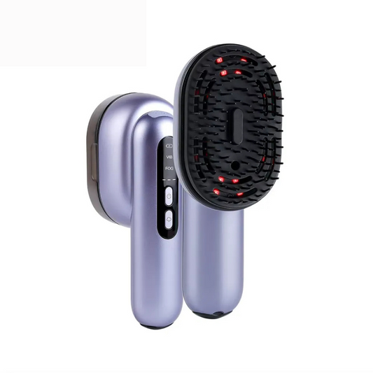 Red Light Massage Comb with Oil Spray for Scalp and Hair Growth
