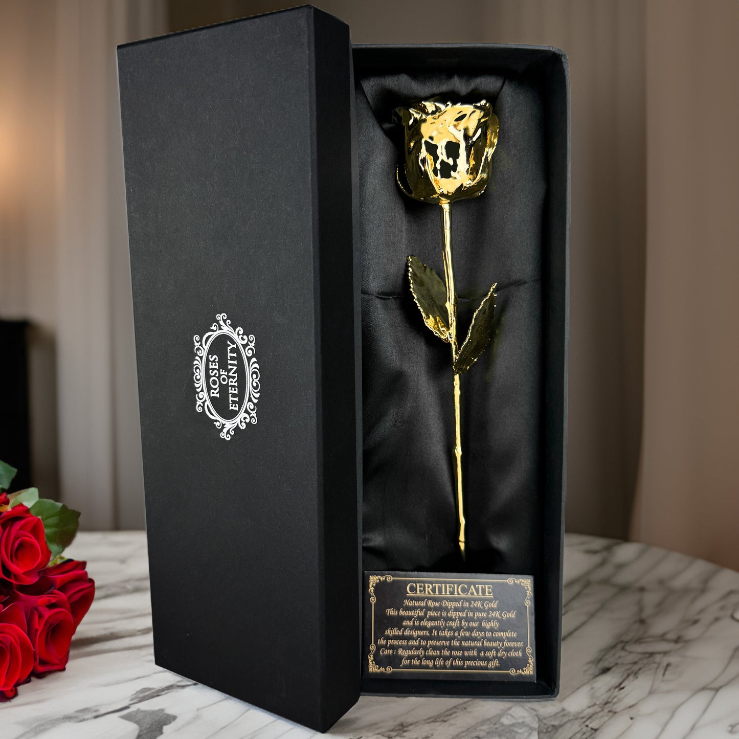 Eternal Golden Rose - Timeless Love Gift