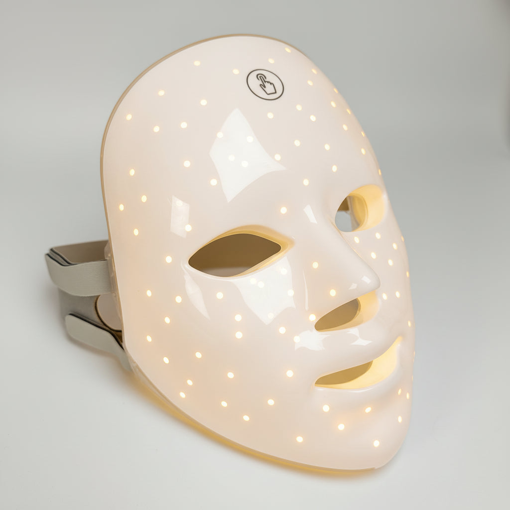 Rechargeable Red Light LED Facial Mask for At-Home Skincare