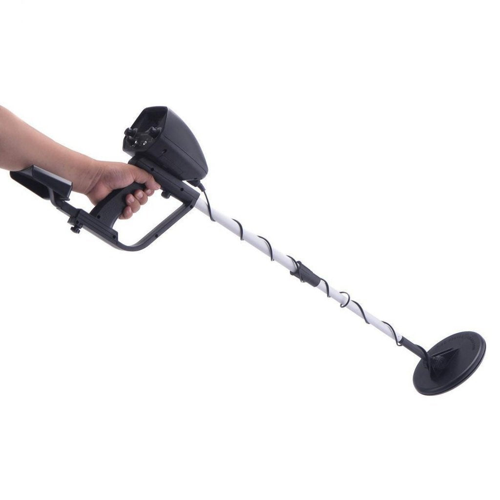 Metal Detector with Adjustable Shaft and Waterproof Coil for Treasure Hunting