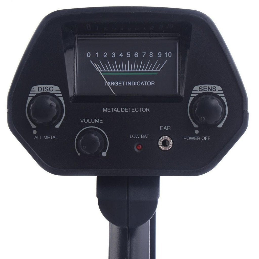 Metal Detector with Adjustable Shaft and Waterproof Coil for Treasure Hunting