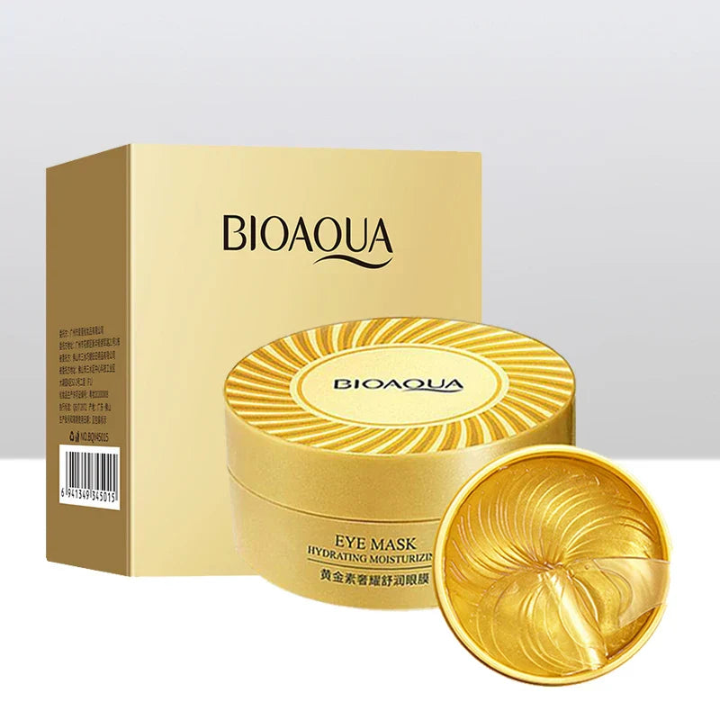 24k Gold Eye Masks for Tightening and Hydration