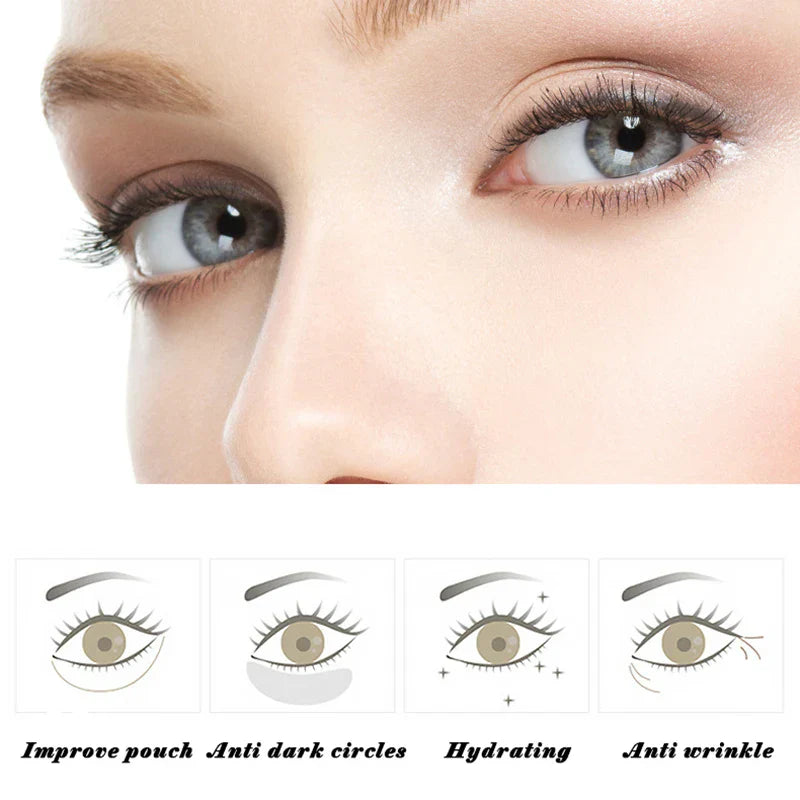 24k Gold Eye Masks for Tightening and Hydration