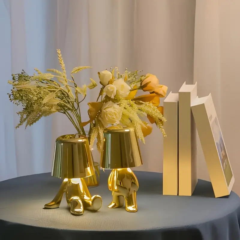 Rechargeable LED Table Lamp with Dimmable Warm White Light