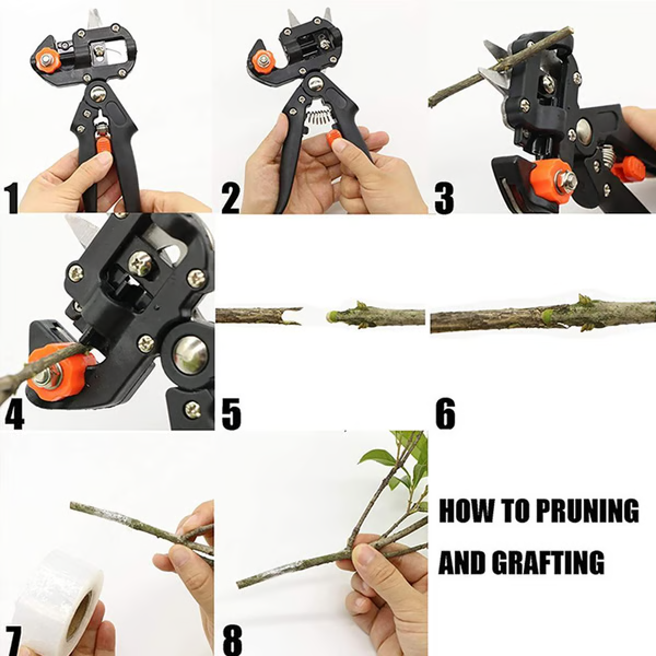 Professional Grafting and Pruning Tool with Ergonomic Handle