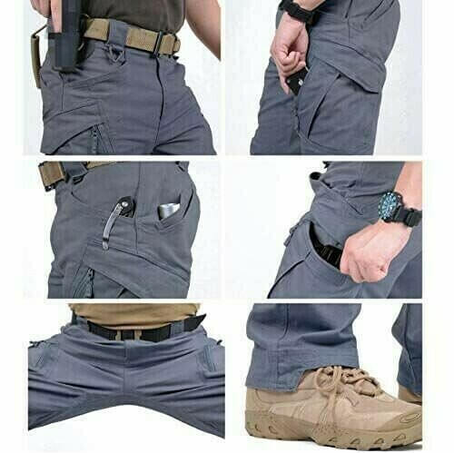 Durable Tactical Cargo Pants with Flexible Fit