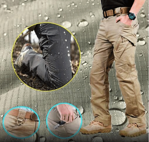 Durable Tactical Cargo Pants with Flexible Fit