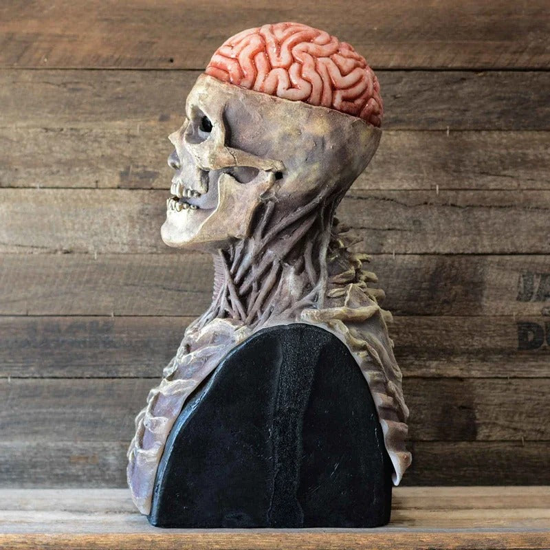 Realistic Skeleton Halloween Mask with Hat