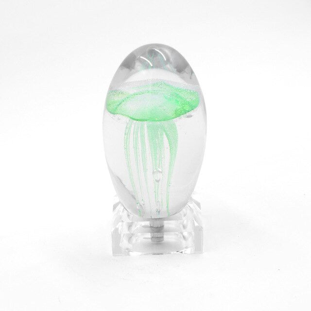 Color-Changing Jellyfish Crystal Night Light