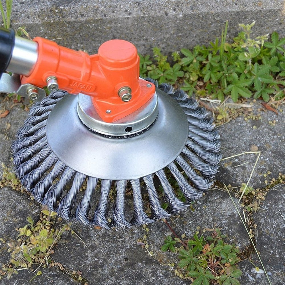 Carbon Steel Weed Brush and Trimmer for Easy Garden Maintenance