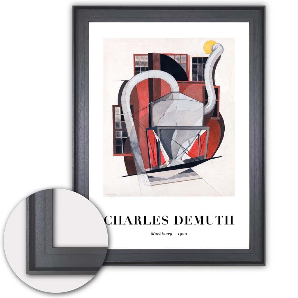Digitally Optimized Art Print of Charles Demuth's Machines - 1920