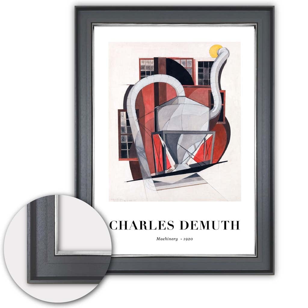Digitally Optimized Art Print of Charles Demuth's Machines - 1920