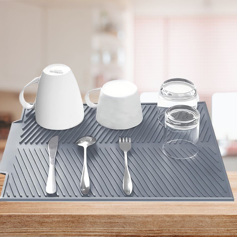 Silicone Dish Drying Mat with Non-Slip Surface