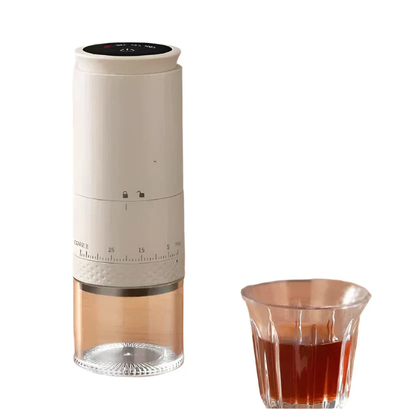Portable Electric Coffee Grinder with Adjustable Grind Size