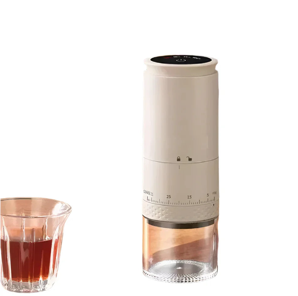 Portable Electric Coffee Grinder with Adjustable Grind Size