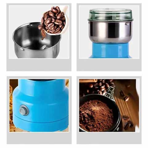 Compact Electric Kitchen Grinder for Spices and Coffee