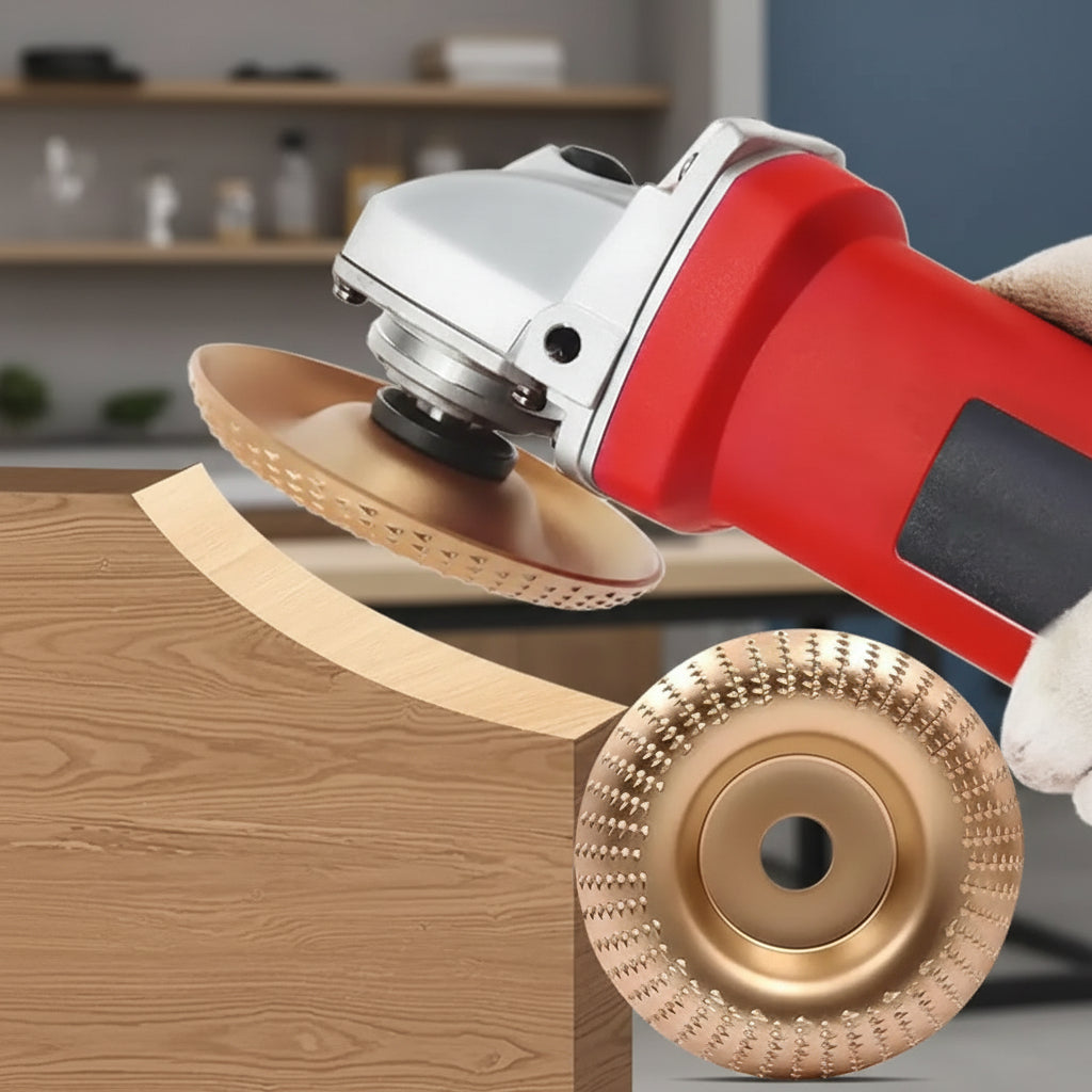 3-in-1 Wood Grinding Disc Set with Durable Carbide Tips