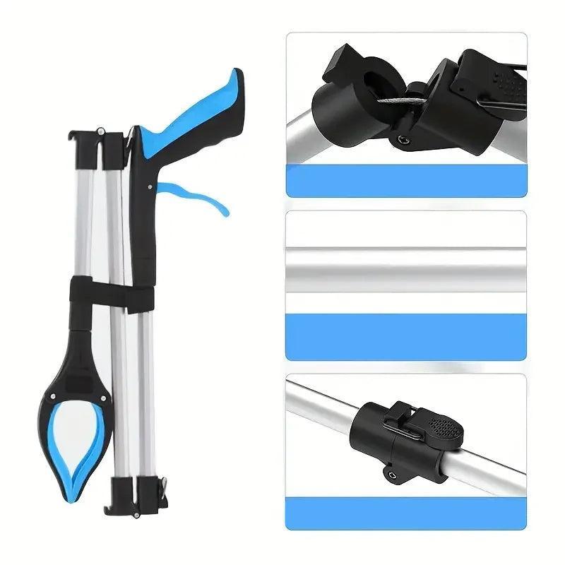Foldable Ergonomic Grabber Tool with Magnetic Tip